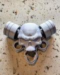 3D Printed Skull and Piston Door Knocker