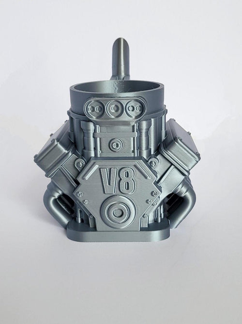 3D Printed V8 Engine Pop Can Holder