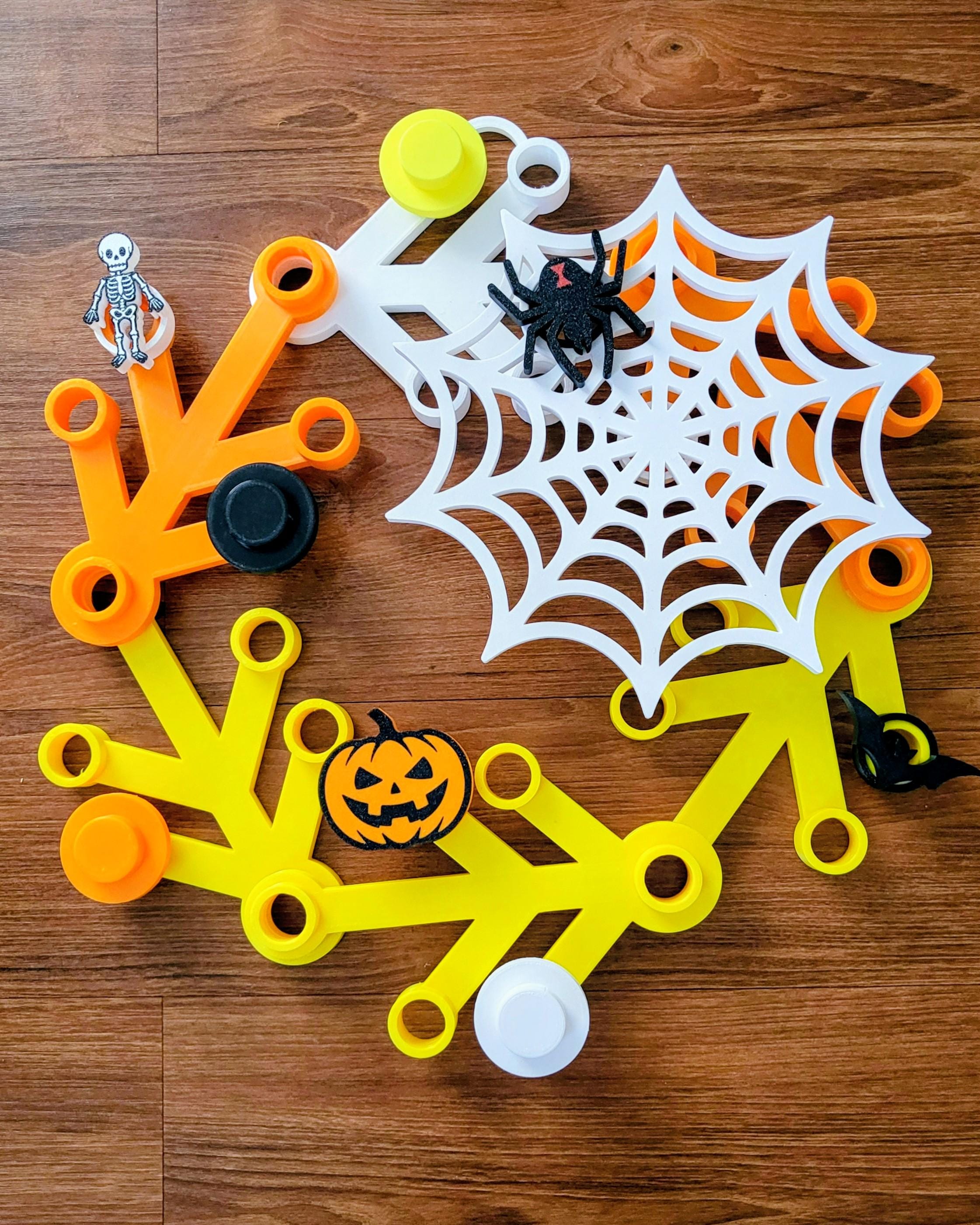 Halloween 3D Printed LEGO Inspired Wreath