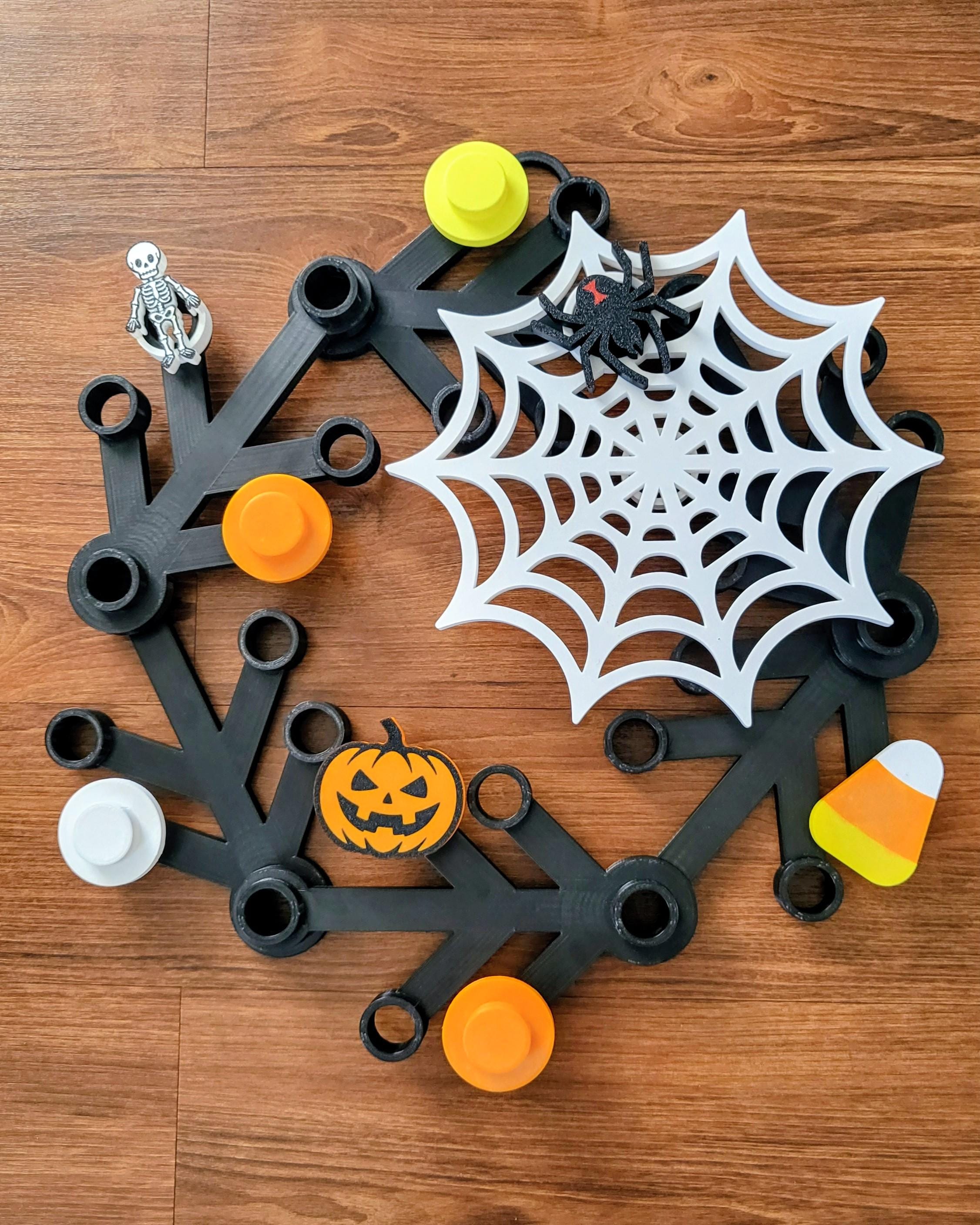 Halloween 3D Printed LEGO Inspired Wreath