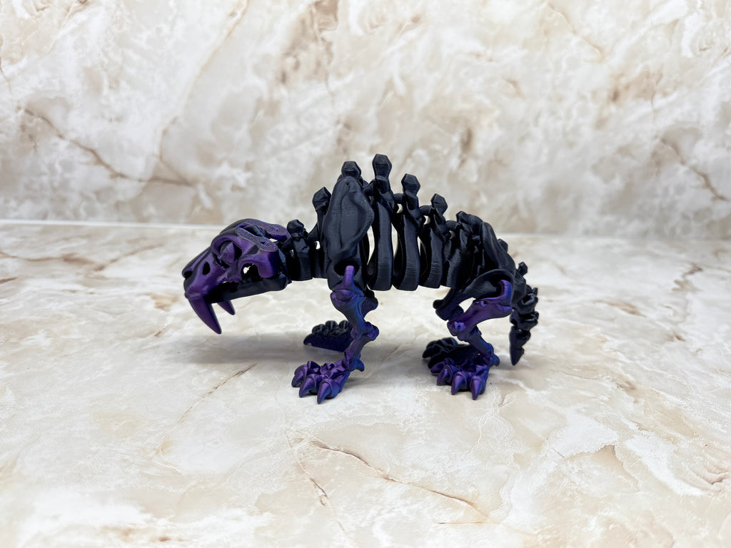 Skeleton Sabertooth Tiger