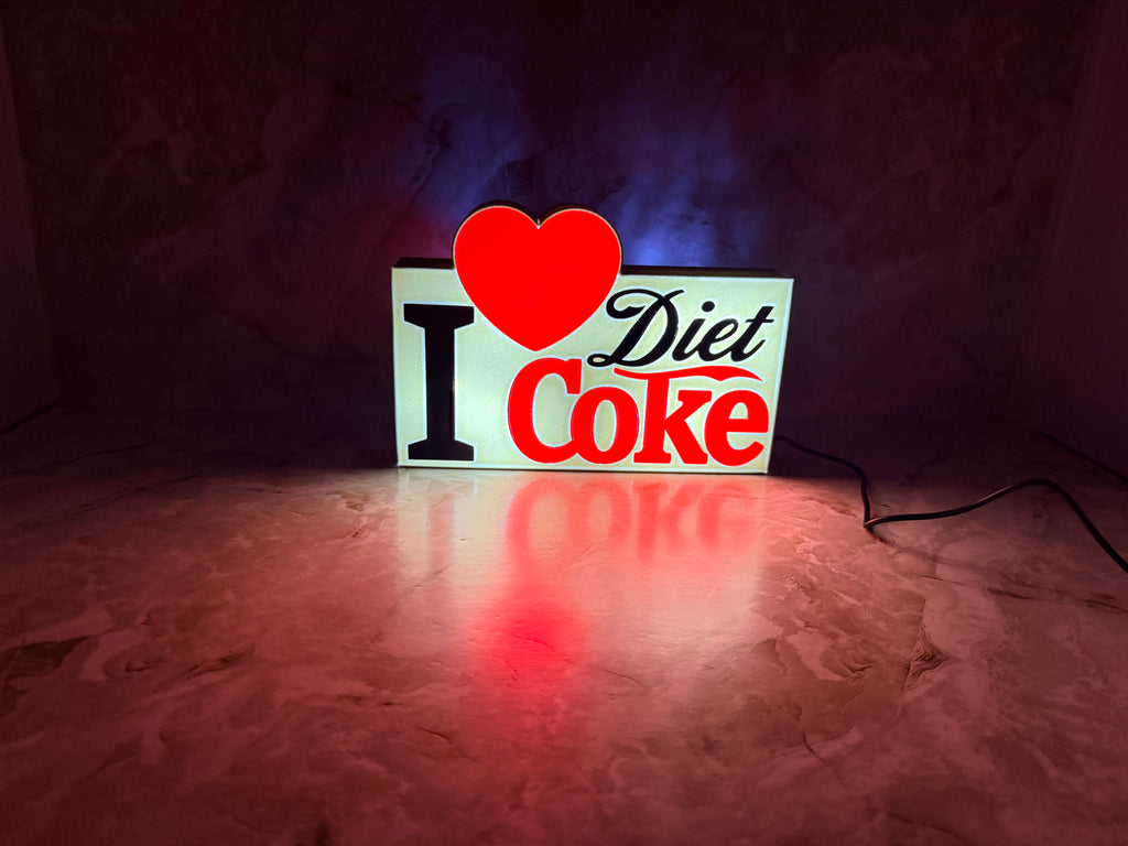 I Iove Diet Coke Lightbox