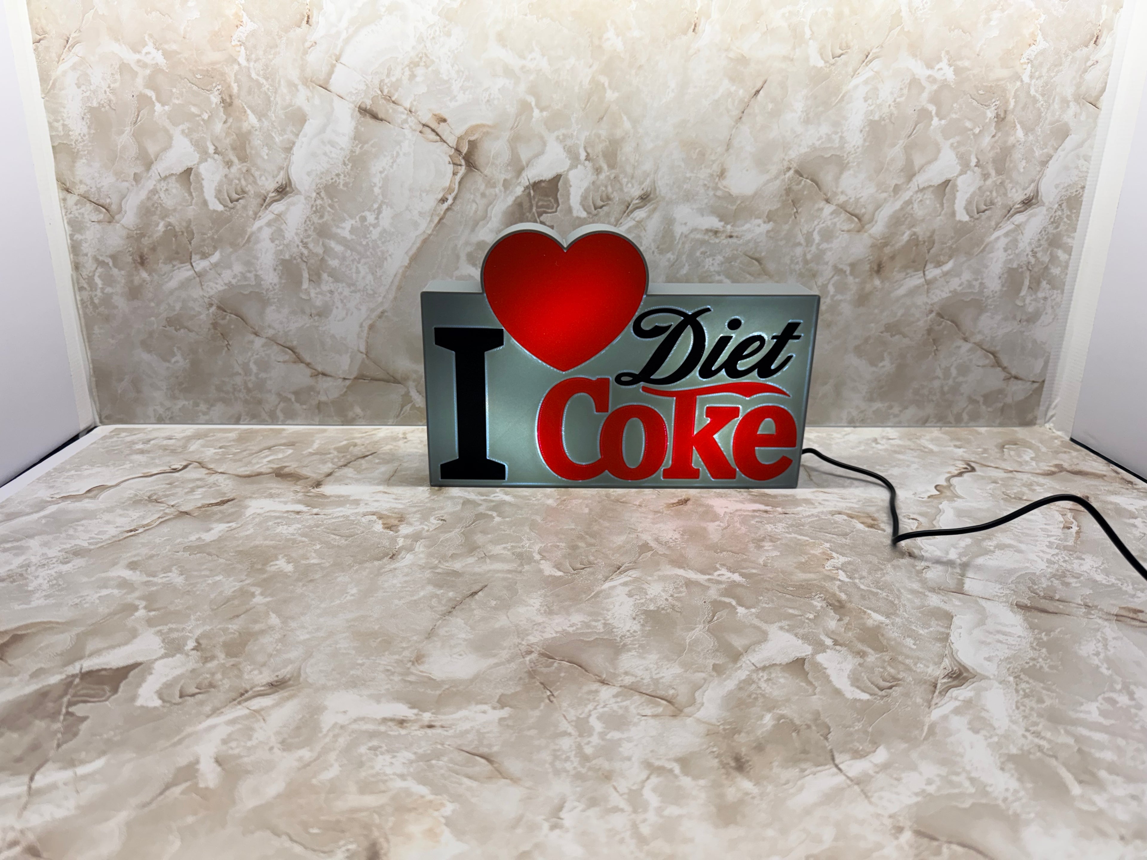 I Iove Diet Coke Lightbox
