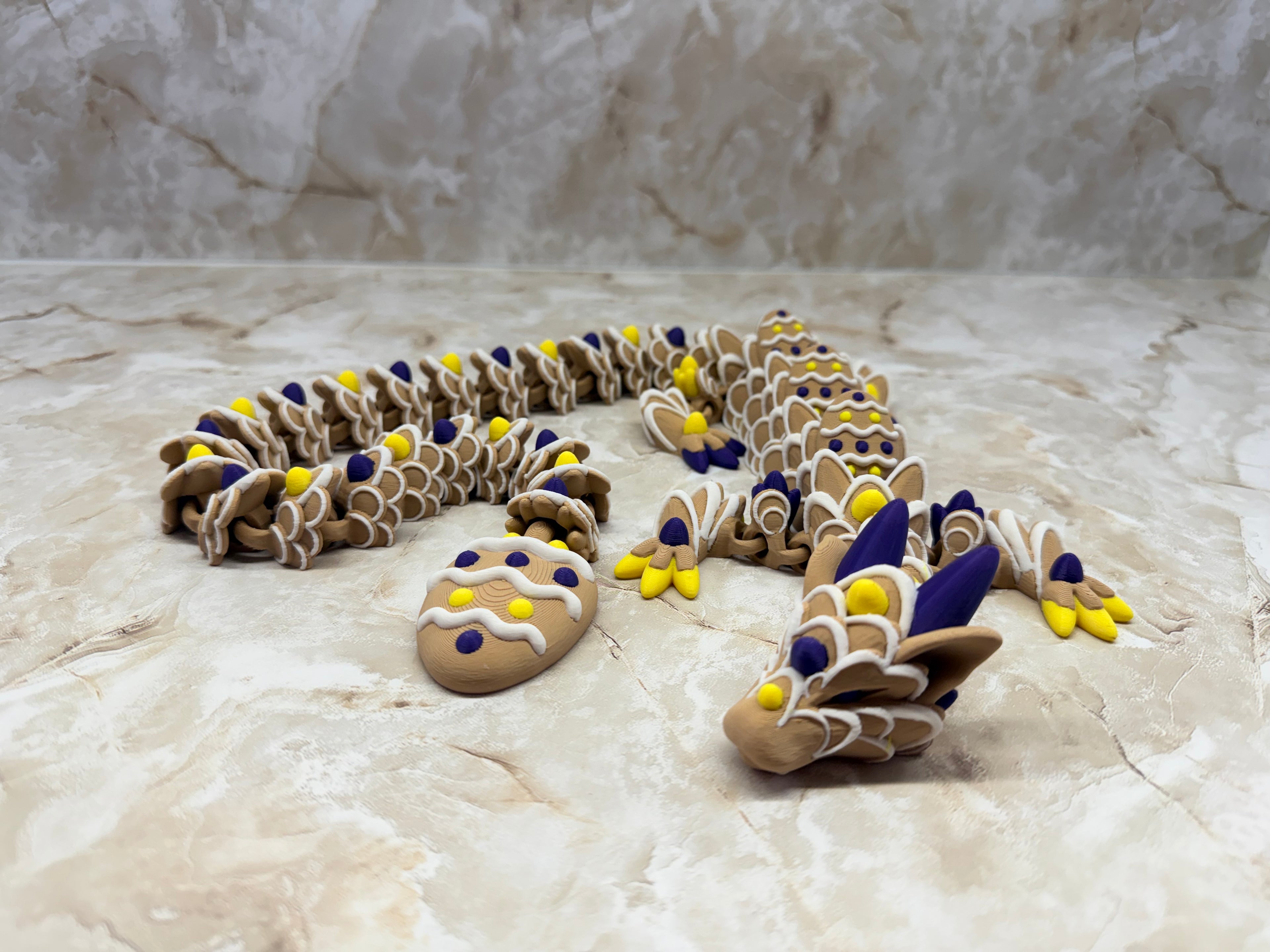 Easter cookie dragon