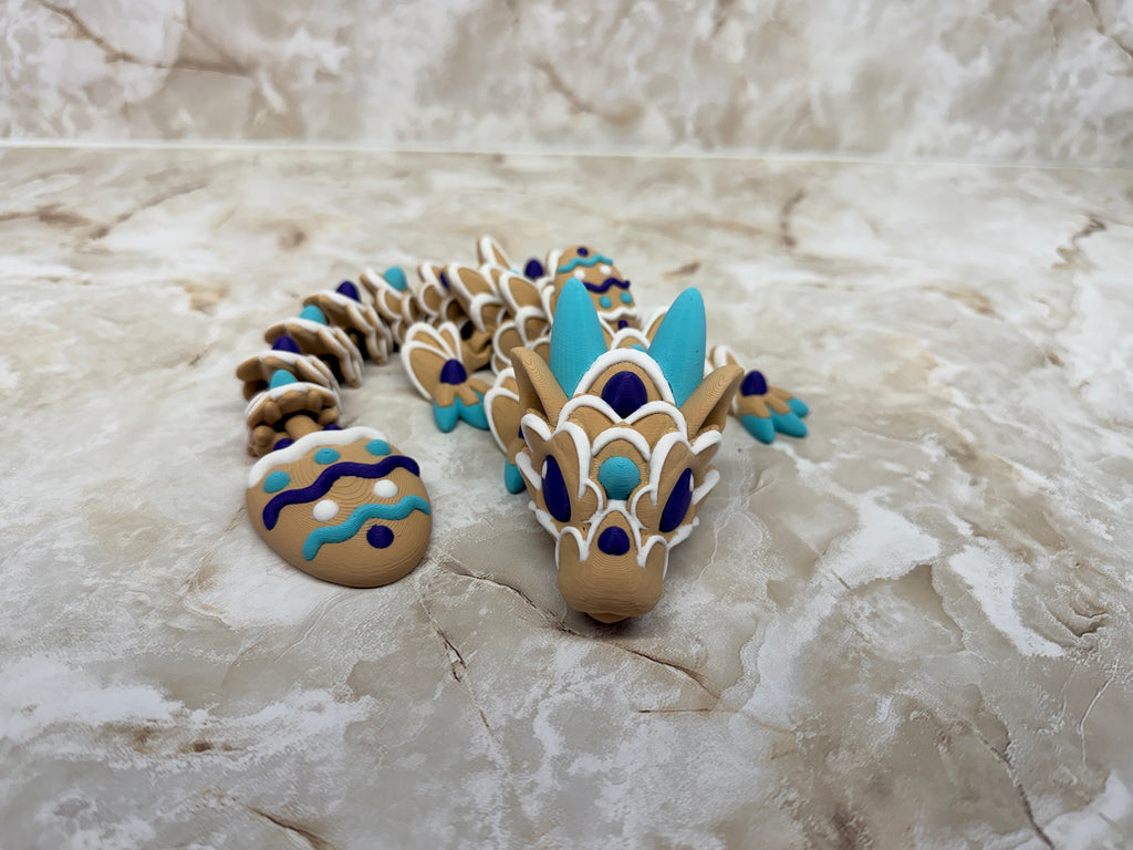 Easter cookie dragon
