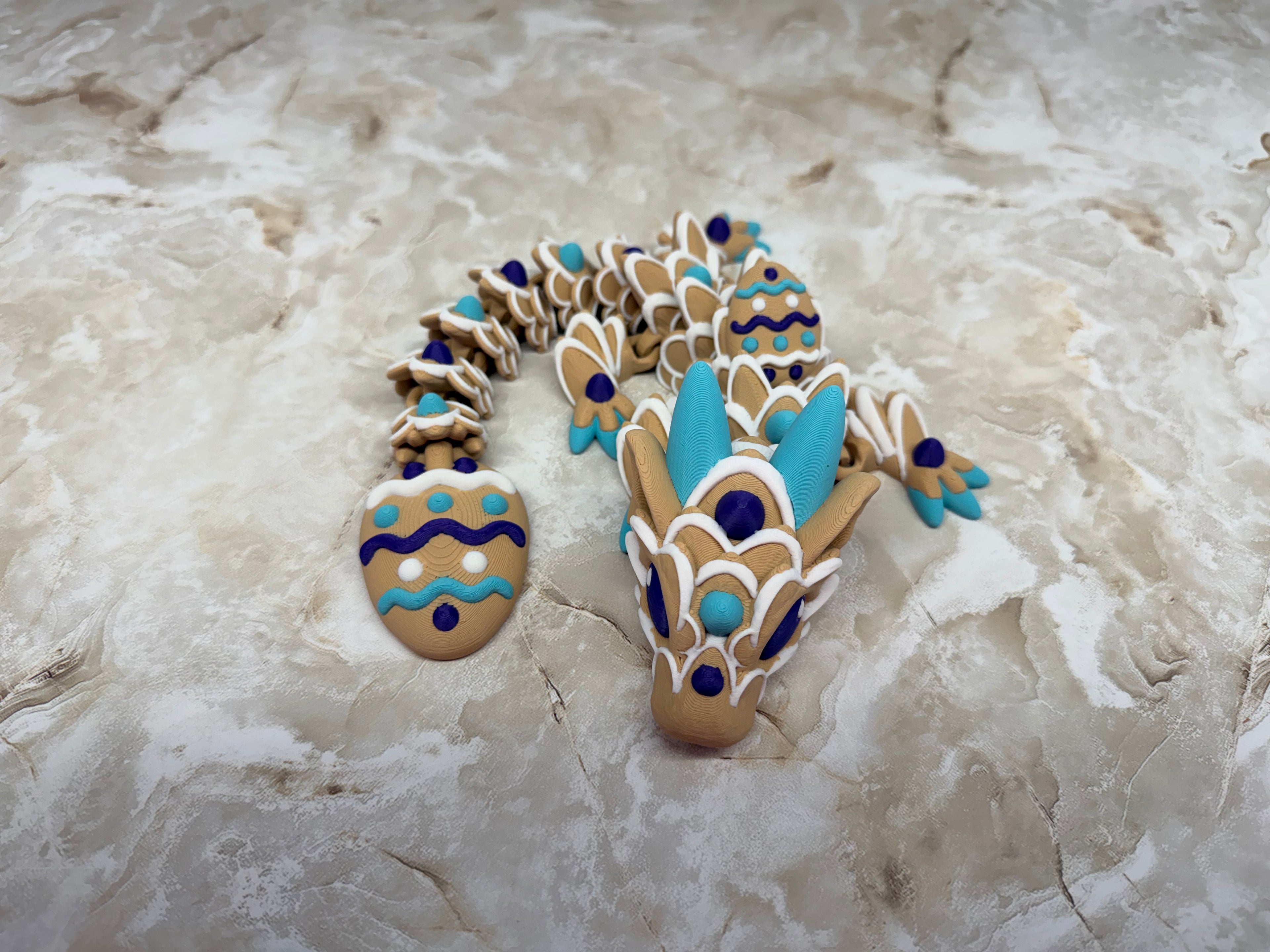 Easter cookie dragon