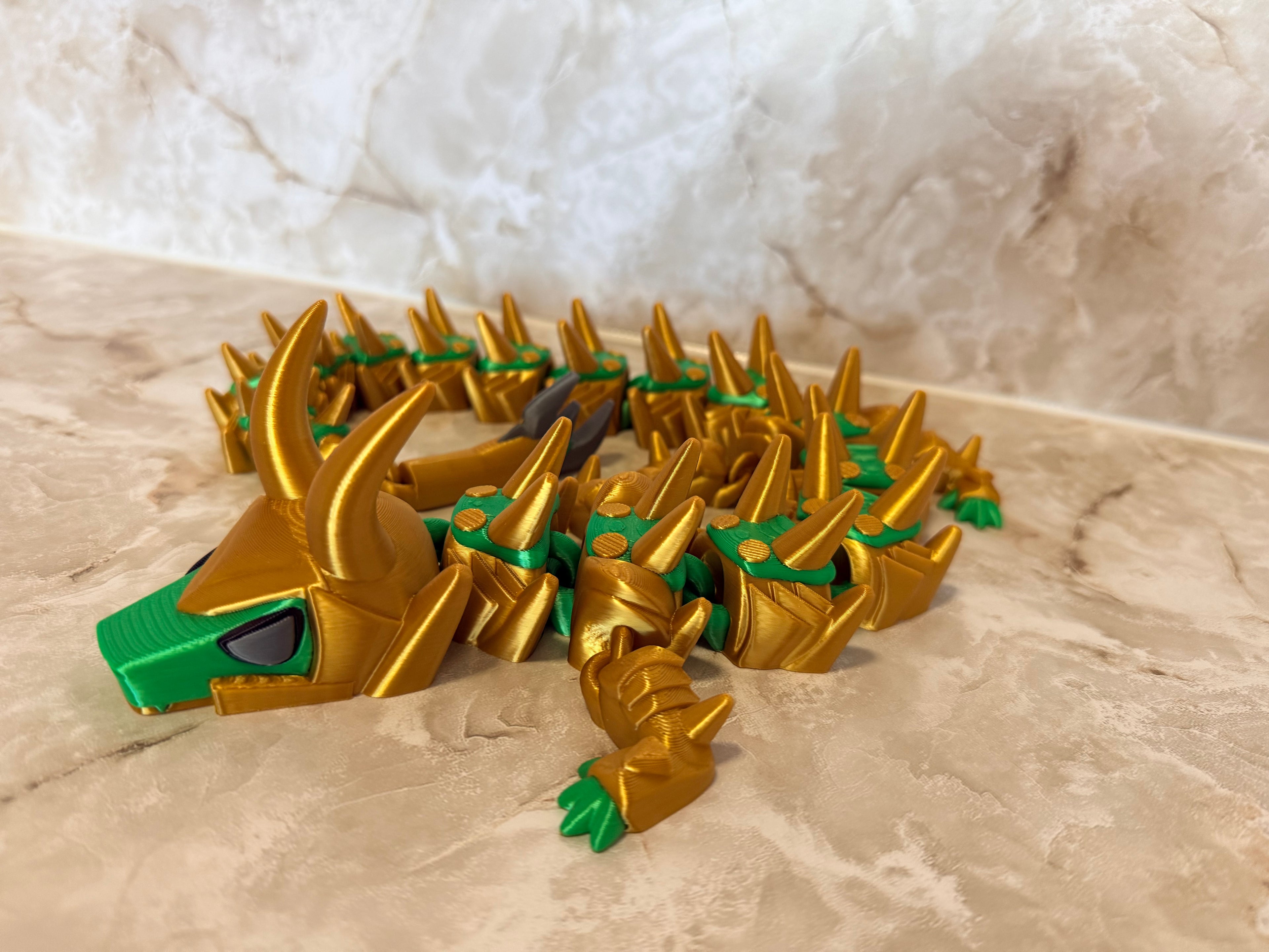 Giant Green God Dragon