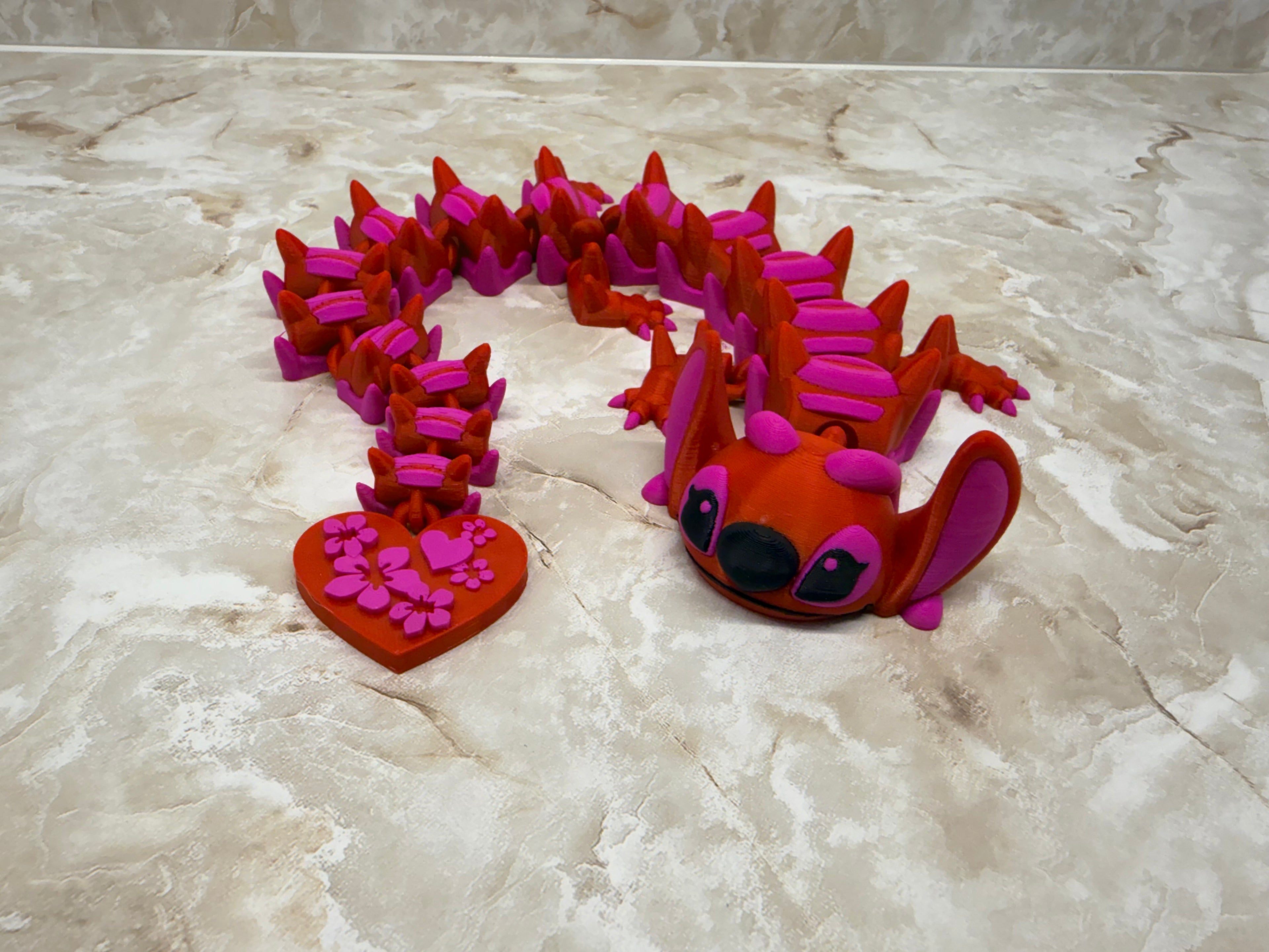 Large Pink Alien Dragon