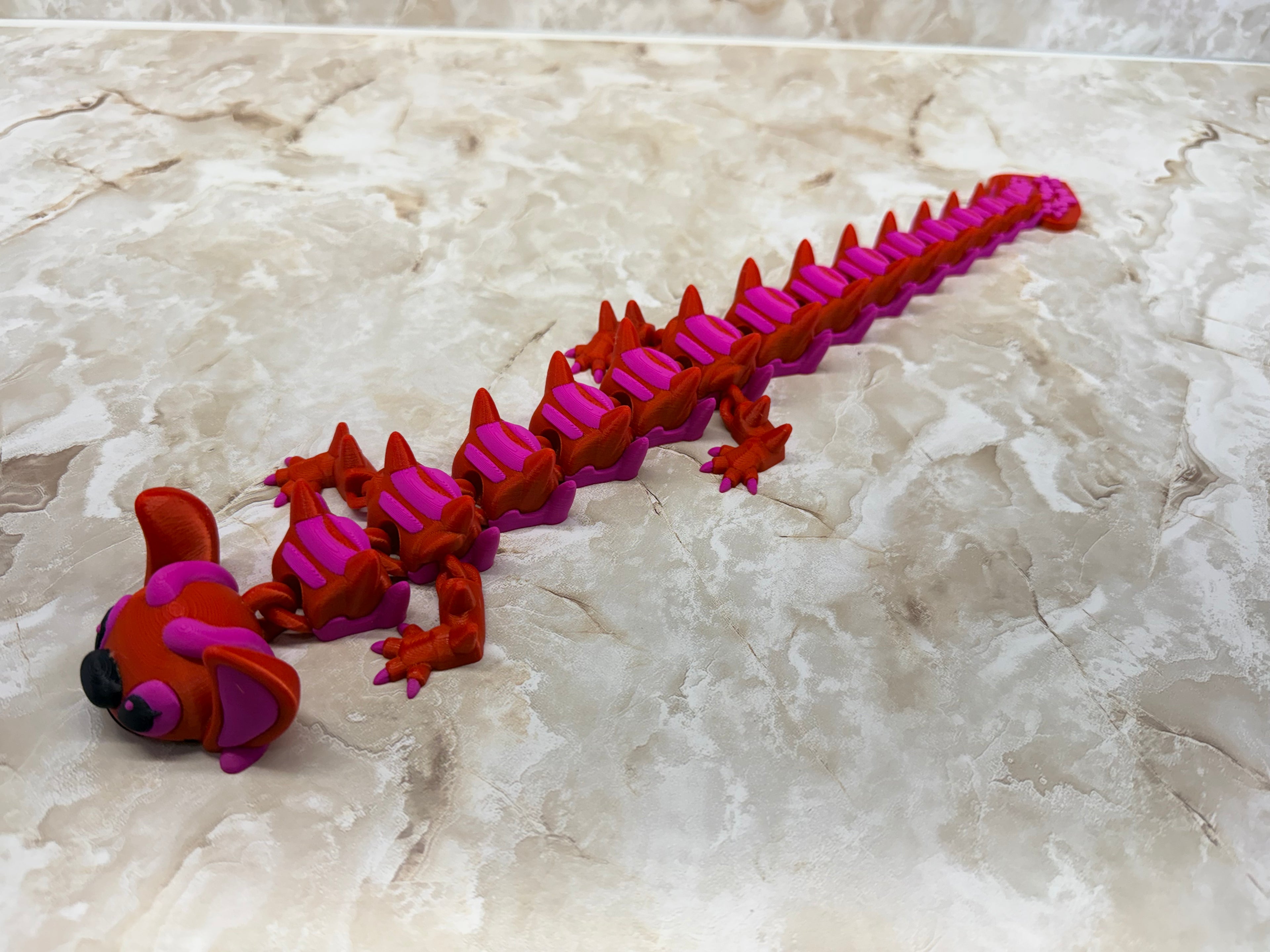 Large Pink Alien Dragon