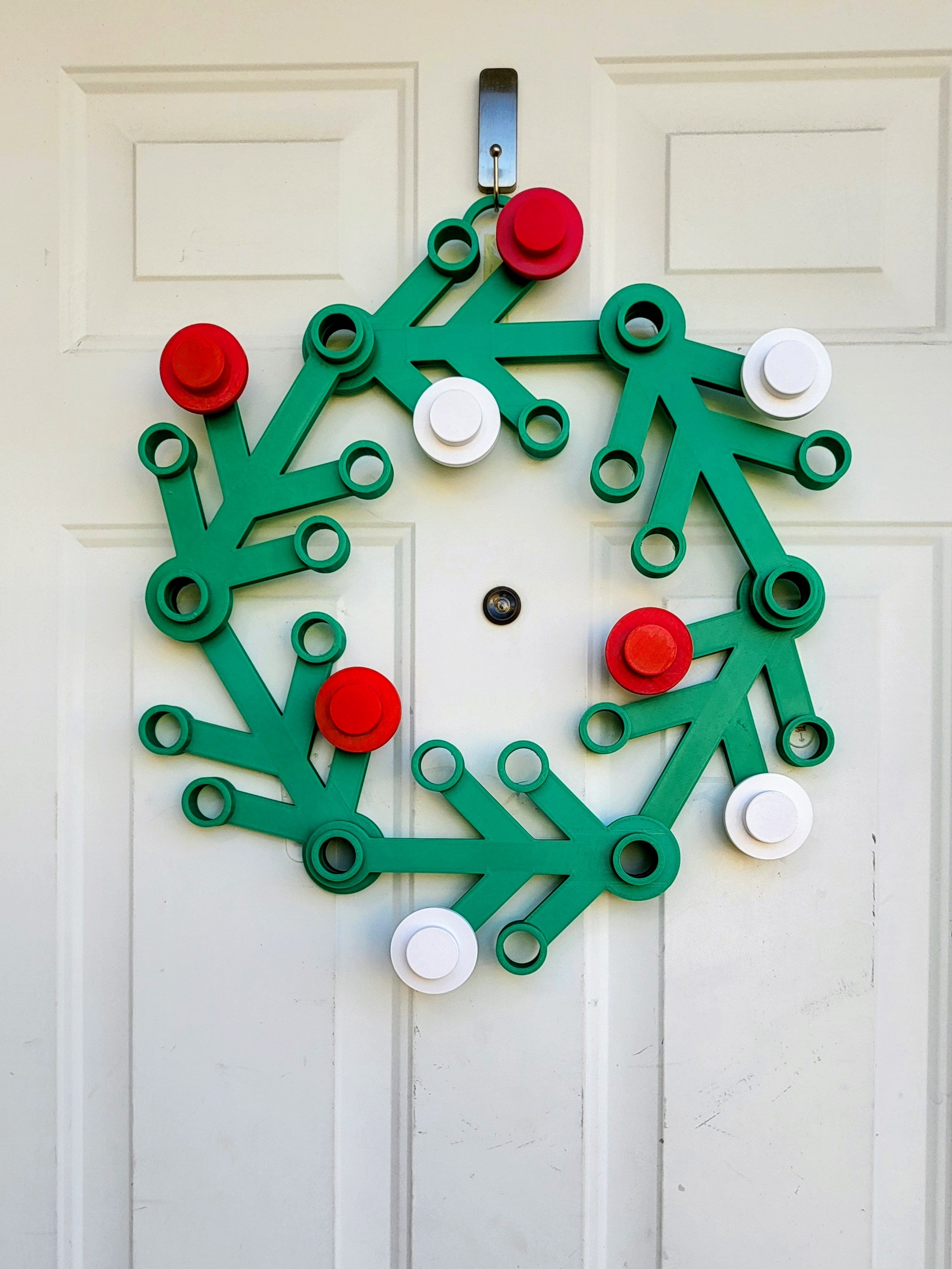 3D Printed LEGO Inspired Wreath